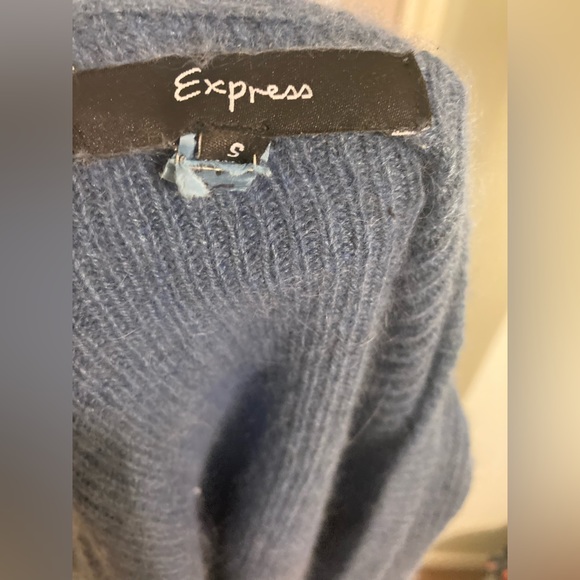 Express angora wool rayon nylon sweater (rabbit hair) - Picture 4 of 4
